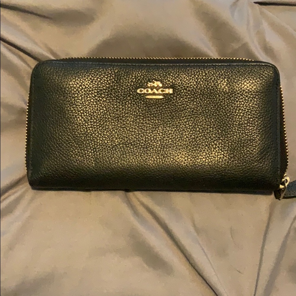 Black coach wallet